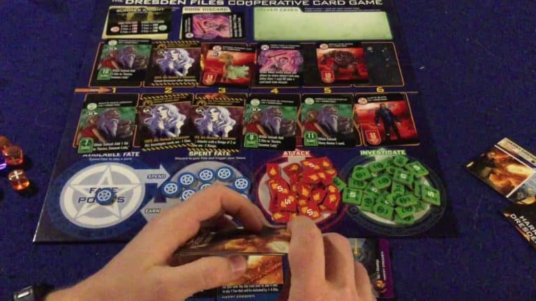 Dresden Files Co-op Card Game : une investigation magique