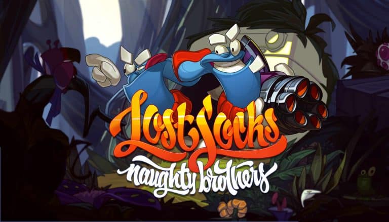 Une chaussette qui sait sauter dans Lost Socks : Naughty Brothers